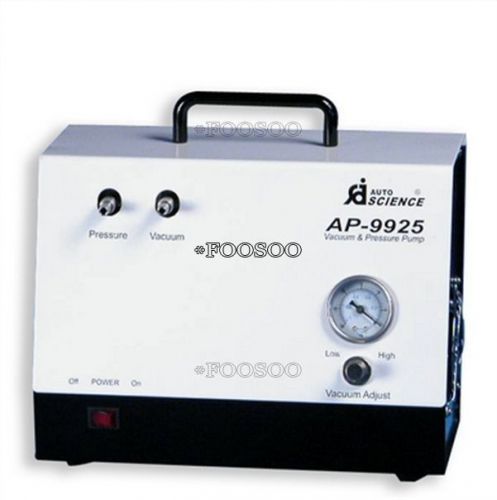 NEW HANDHELD LAB OIL FREE DIAPHRAGM VACUUM PUMP AP-9925 25L/M PRESSURE ADJUST