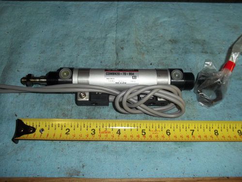 SMC DOUBLE ACT PNEUMATIC CYLINDER CDMBN20 70 B54 MACHINE SHOP INDUSTRIAL JAPAN