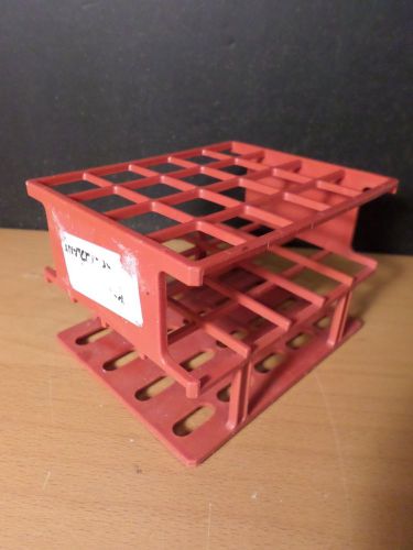 Nalgene unwire polypropylene 20-position 20mm test tube rack support holder for sale