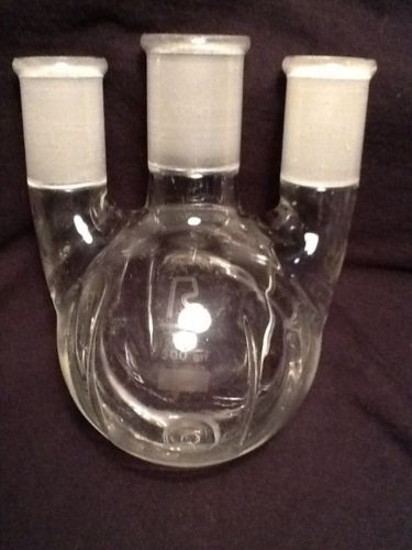 500 ml round bottom flask, morton type, 29/42,24/40 for sale