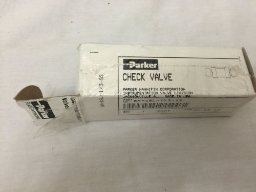 PARKER CHECK VALVE 6M-C6L-1/3-SS