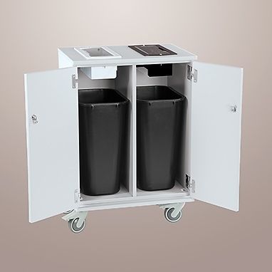 Hazardous Waste Cart - White