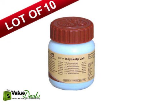 10 X Divya Kayakalp Vati For Acne Pimples And Skin Disease Ramdev Herbal EHF