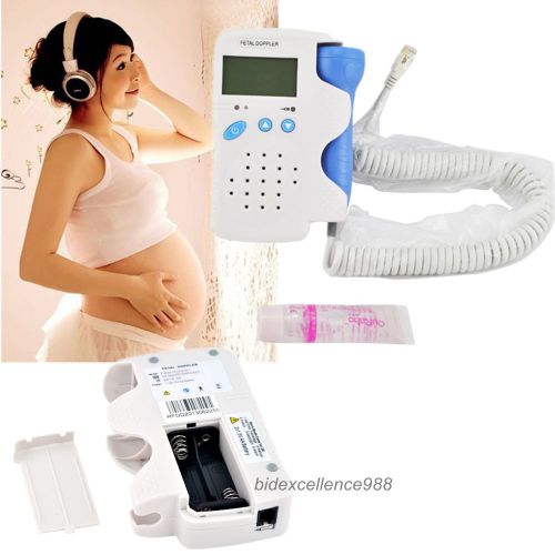 Hot promotion ce fetal doppler 3mhz with lcd display hear rate monitor for sale