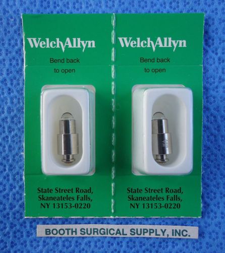 WELCH ALLYN 06500-U 3.5V HALOGEN REPLACEMENT BULB--GENUINE WELCH ALLYN-- 2-PACK