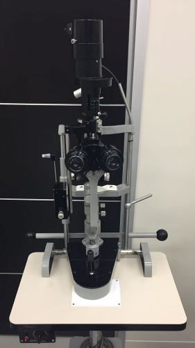 Marco Slit Lamp Haag Style w Haag Streit R900 Tonometer w Table