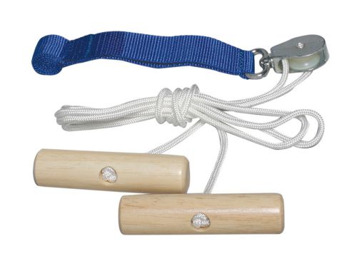 AliMed Overdoor Pulley System, Webbing Strap, Wood Handles