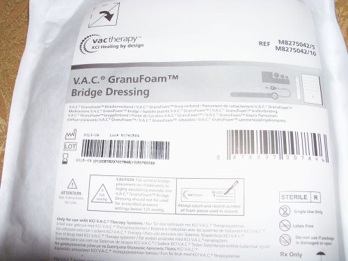 Two Sealed KCI ActiVAC VAC Granufoam Bridge Wound Dressing M8275042/5 2015