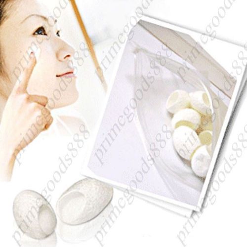 15 x white natural silkworm cocoon blackheader removal &amp; exfoliating facial for sale