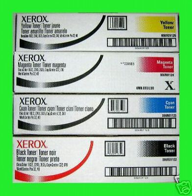 Set xerox 1632 2240 3535 c32 c40 pro 32 40 color toner for sale