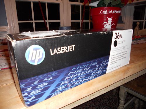 HP 36A Black Toner Cartridge (CB436A) NEW Genuine Laserjet