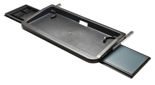 Hafele 429.80.360 Keyboard &amp; Mouse Tray, plastic, black