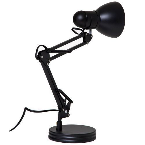 Swing arm desk lamp black adjustable moveable workspace office light architect for sale