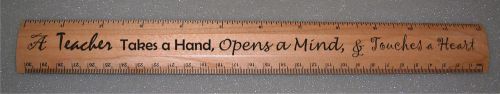 Custom Engraved Wooden Rulers