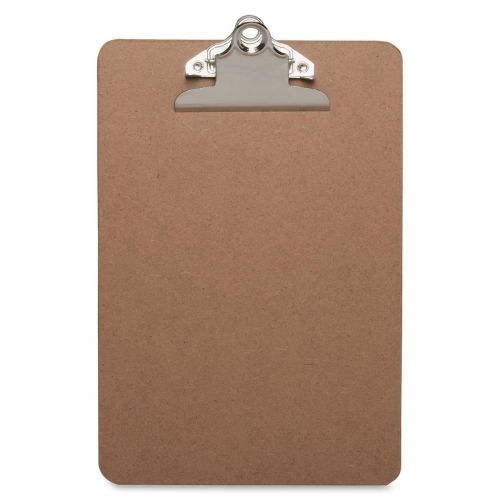 Business Source Clipboard  - 6&#034;x9&#034; - Hardboard - Brown - BSN16506