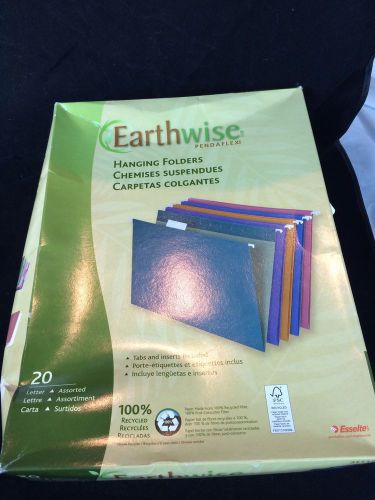 Pendaflex Earthwise Letter Size Hanging File Folders 20 Pc