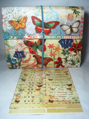 Punch Studio 13&#034; x 10&#034; Butterfly 12 Section Portfolio 55797 NNB