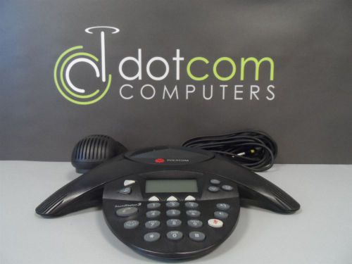 Polycom soundstation2 expandable analog conference phone 2201-16200-601 p/s for sale