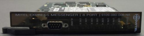 MITEL EXPRESS MESSENGER 8 PORT PLC MODULE CARD 9109-080-008-NA