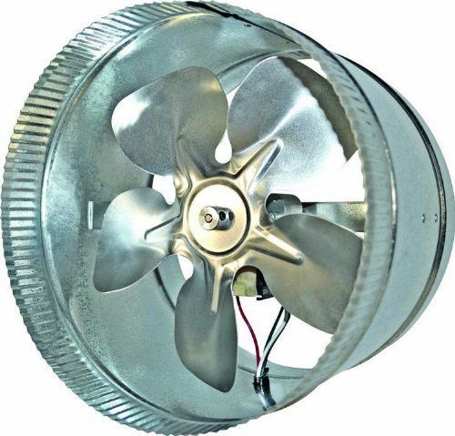 New suncourt -- inductor 10&#034; in-line 2-speed duct fan (db310p) for sale