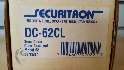 Securitron DC-62CL Dress Cover Anodized Clear Model 62