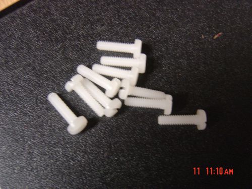 10-24 X 3/4&#034; PVDF Slotted Pan Head Screws