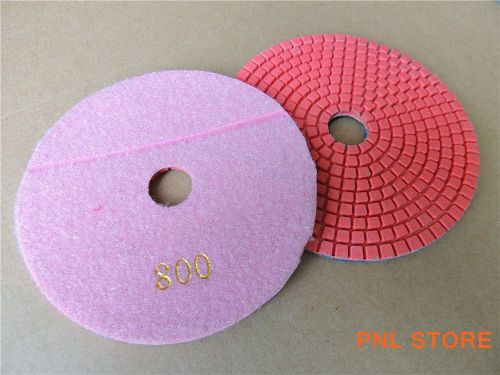 1x 800 Grit Diamond Polishing Pads 5 inch Wet/Dry Granite Marble Concrete Stone