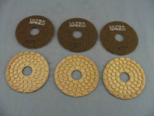 4” SpeedLine “Ultra Speed” #Buff White Diamond Polishing Disc/Pads 6 Pack (#29X6