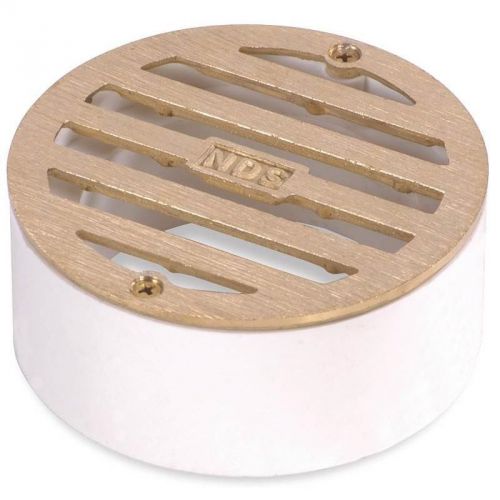 3IN BRASS GRATE 3IN PVC COLLAR NDS Yard Drains &amp; Basins 909B 052063390994