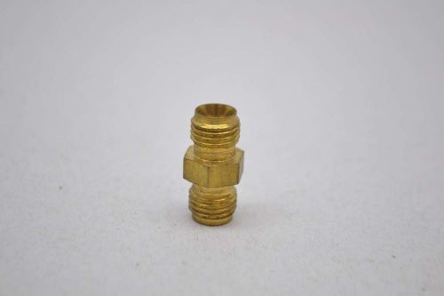 Swagelok brass 7/16in thread bulkhead union fitting d430518 for sale