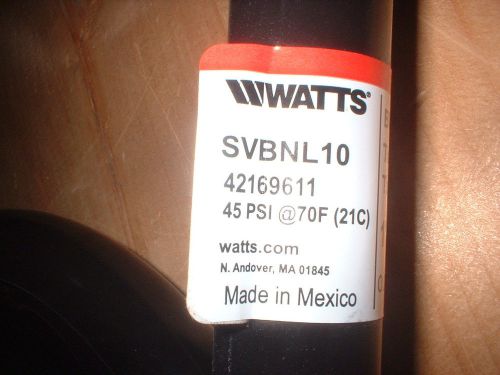 WATTS 1&#034; X 3/4&#034; X 10&#039; BLACK VINYL TUBING MODEL SVBNL10 LOT 9390