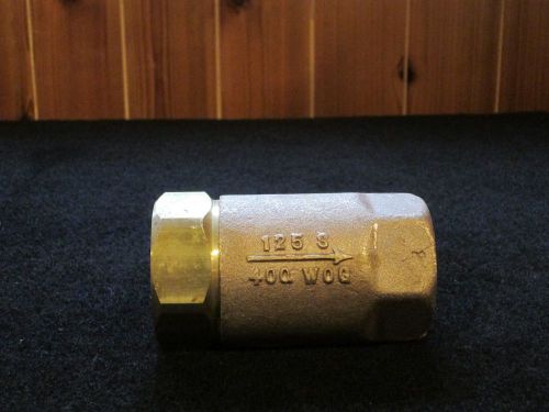 Apollo 1-1/4&#034; NPT Ball-Cone Check Valve CVB-114, 61-100 Series, Bronze