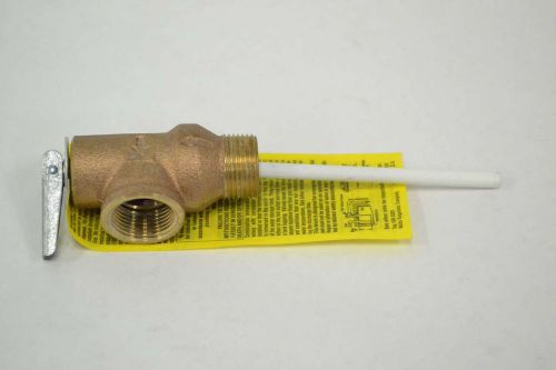 NEW WATTS Z21.22 BRASS THREADED 150PSI 3/4 IN NPT RELIEF VALVE B349813