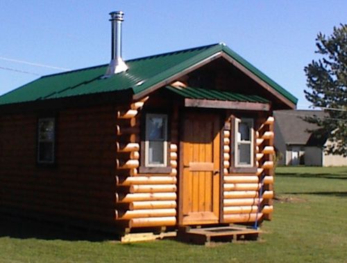 BEAUTIFUL SOLID PINE/CEDAR LOG CABIN- MADE IN THE USA!