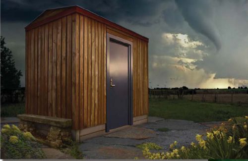 NuSafe ABOVE GROUND Tornado/Storm Shelter Kit - Designed for 250 MPH Wind,