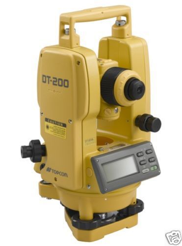 Topcon dt-207l electronic digital theodolite 7&#034; (60216) for sale