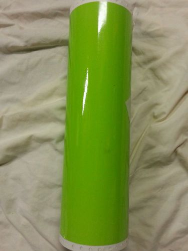 Vinyl Material Gerber 15x50 Adhesive Vinyl Green Opaque partial roll