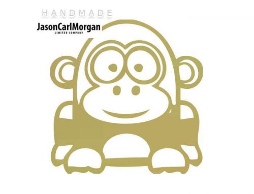 JCM® Iron On Applique Decal, Gorilla Gold