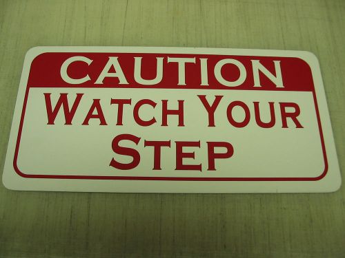 Watch your step caution metal sign vintage style 4 store gym stairs bar club for sale