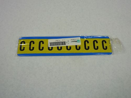 Panduit PCL100-C Legend C Marker Label 5 Sheets Per Bag ! NEW !