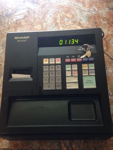 Sharp Cash Register XE-A107 Tested Keys Included