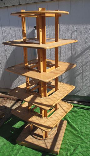 Custom Wood Display Racks (two racks). Local Pickup Only. A GR8 Deal!