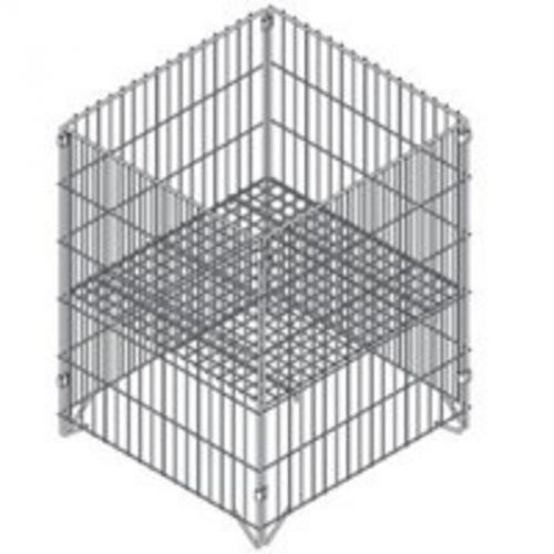 2X2 Black Bin Adj Shelf Grid SOUTHERN IMPERIAL INC Wire Dump Bins R40-CLDB-SQK