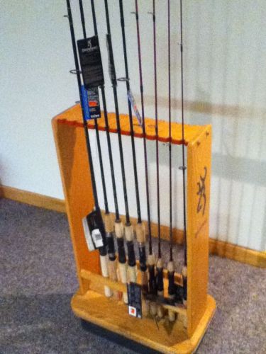 Browning fishing rod display / holder (store display/ advertisement)