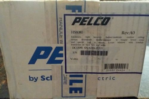 PELCO HS8080 Enclosure high security. Indoor /moderate outdoor ceiling mount NIB