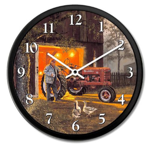 New FARMALL Model H Tractor Wall Clock Dave Barnhouse Common Ground Farmers Dawn