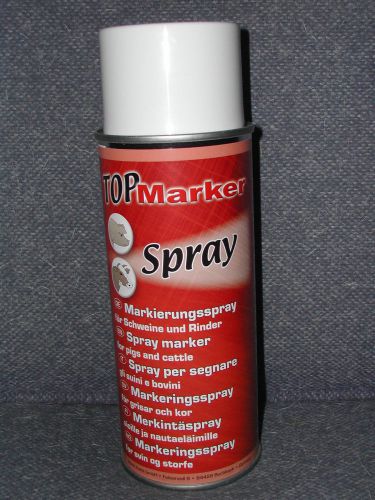 Cattle Swine Calf Pig Spray On Aerosol Red Marking Paint 400ml Long Lasting NEW