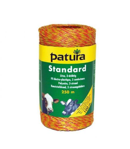 PATURA 16MM 250M ROLL STANDARD POLYWIRE