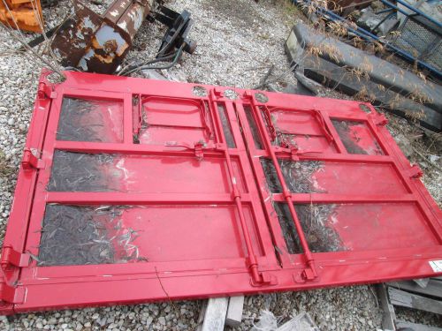 New Omaha 2 Section Full Opening 52&#034; Grain Doors w/Grain Trap part