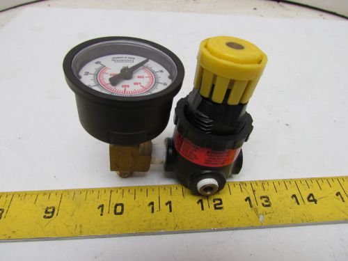 Speedaire 6zc33a pneumatic regulator w/gauge 1/8&#034; npt 250psi max for sale